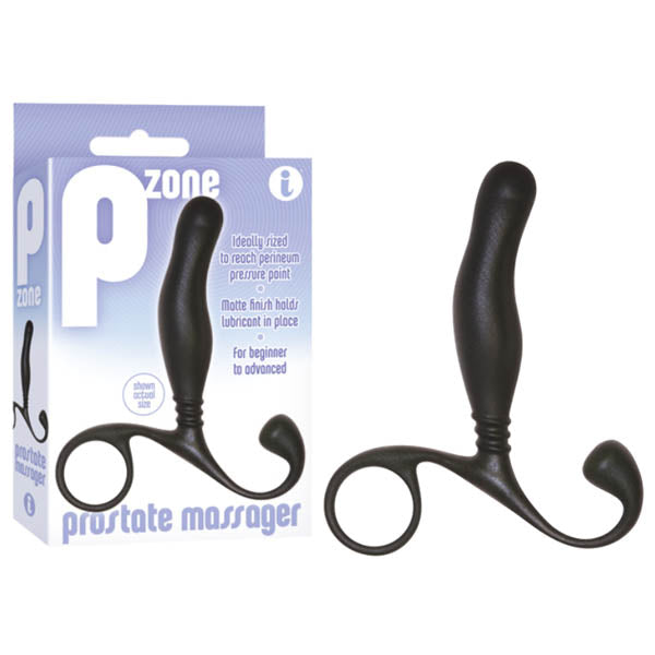 P Zone Prostate Massager Black 10 Cm Prostate Massager