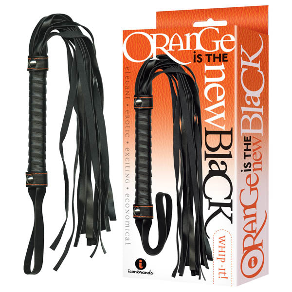 Orange Is The New Black Whip It! Black Flogger Whip