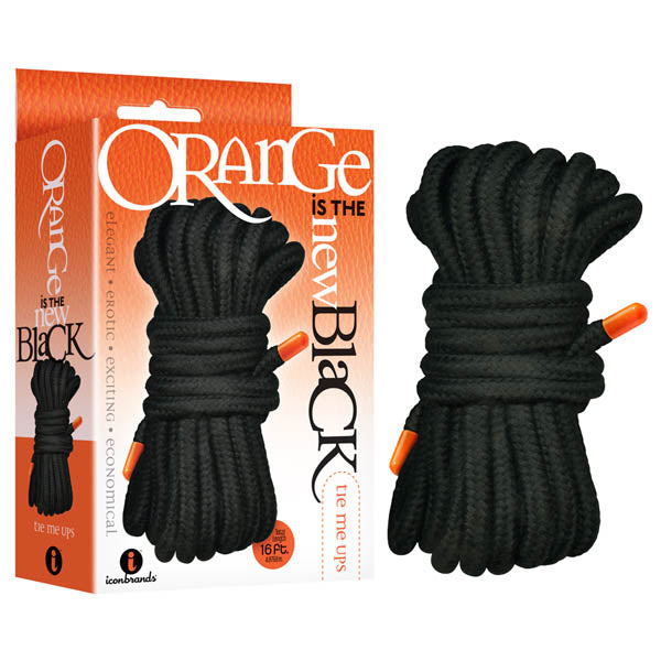 Orange Is The New Black Tie Me Ups Black Bondage Rope 5 M Length