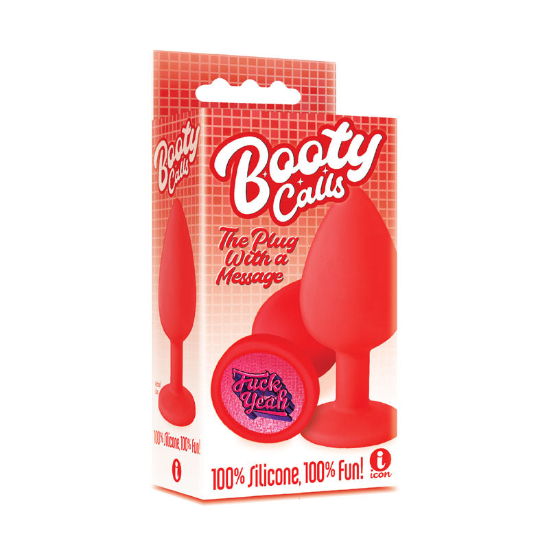 The 9's Booty Calls Fuck Yeah Red Butt Plug