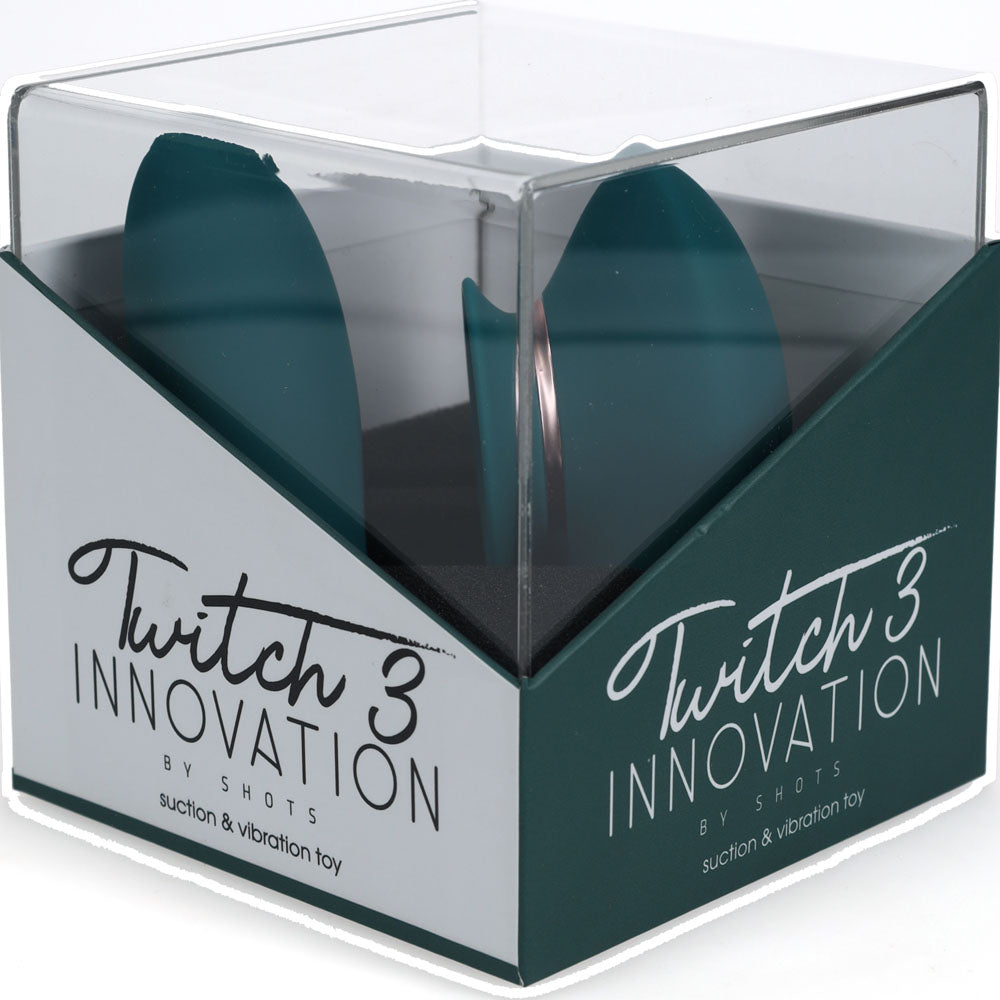 Twitch 3 Green Green Usb Rechargeable Suction Vibrator