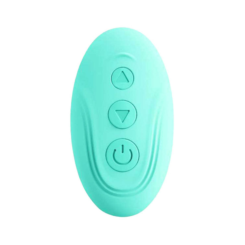 Adam & Eve The Wave Rider Teal Usb Rechargeable Triple Stimulating Grinder Pad With Remote Control
