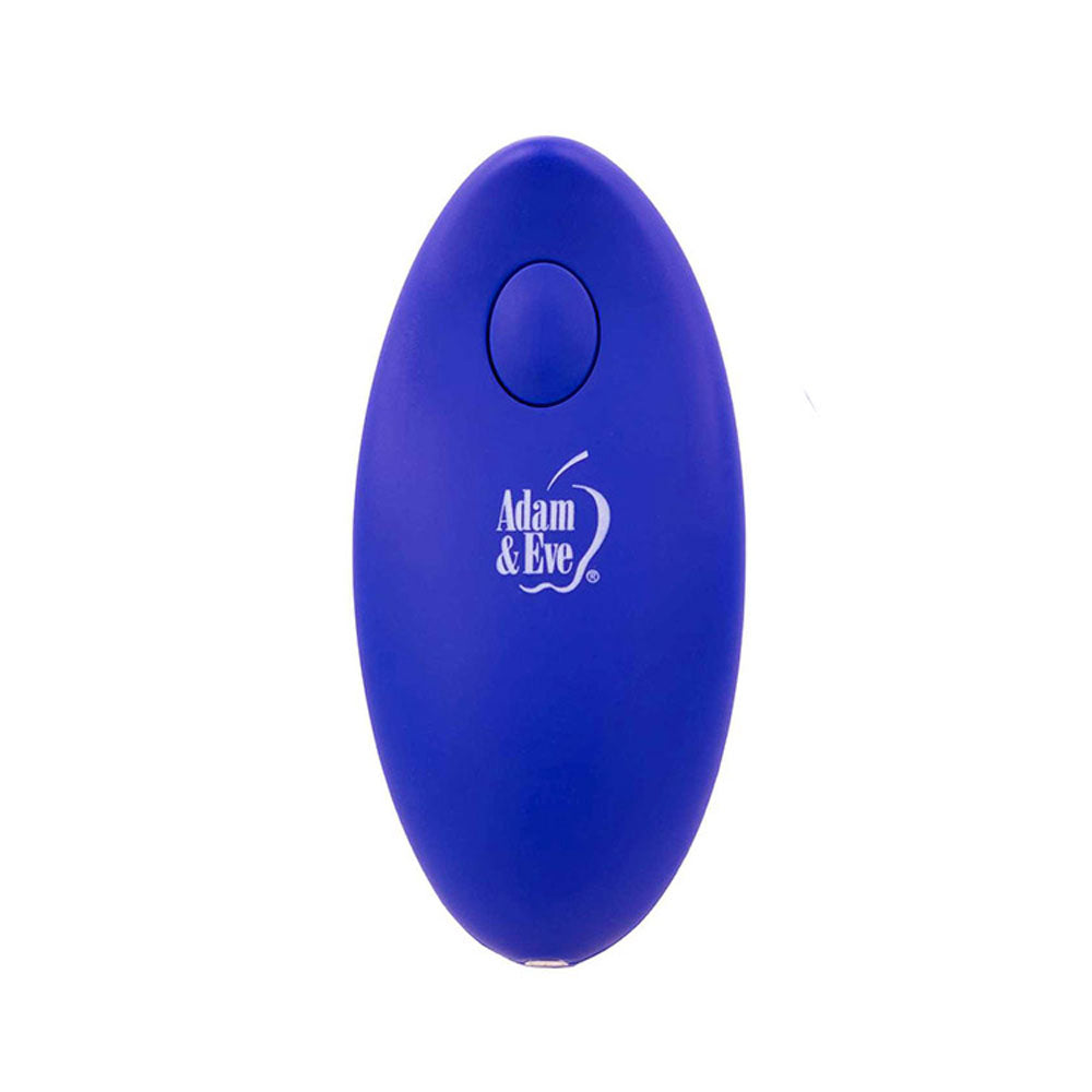 Adam & Eve Rockin Rabbit 2.0 Blue Usb Rechargeable Vibrating Cock Ring With Wireless Remote