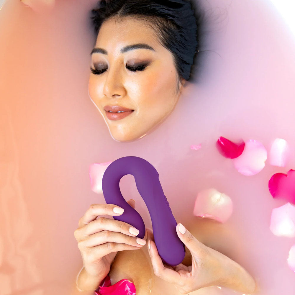 Jimmy Jane Reflexx Rabbit 1 Purple Usb Rechargeable Dual Vibrator