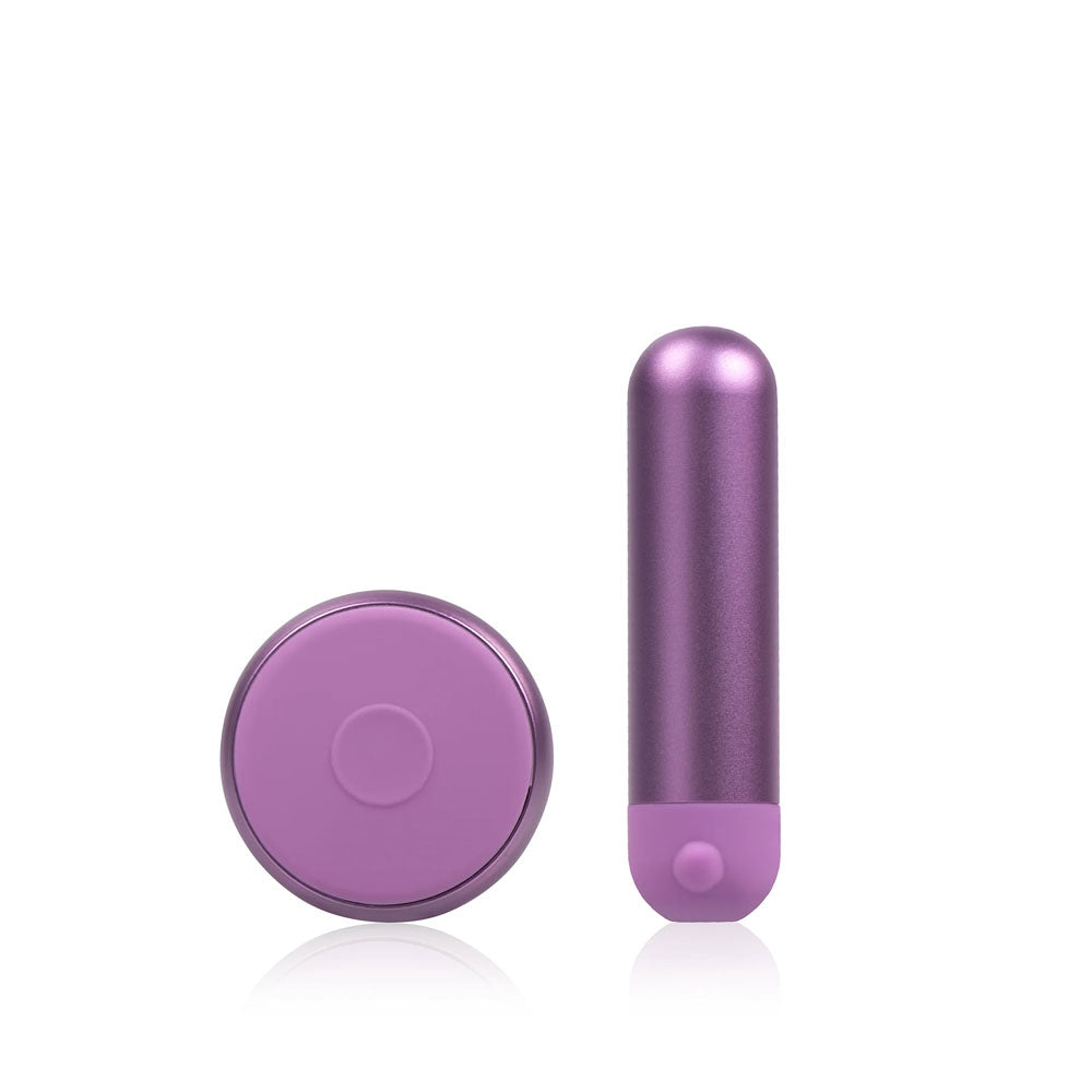 Jimmy Jane Mini Chroma Purple Purple 7.8 Cm Usb Rechargeable Bullet With Wireless Remote