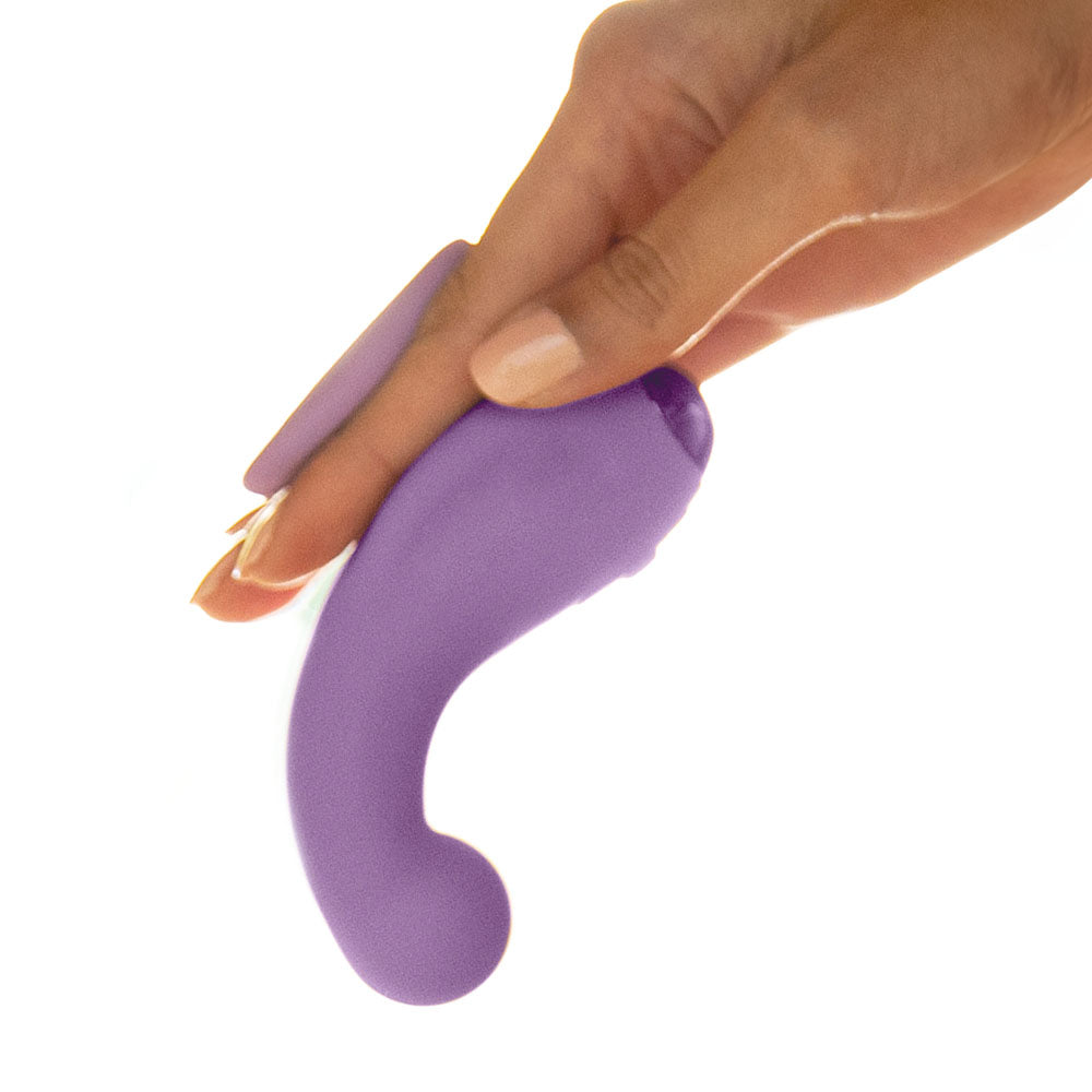 Jimmy Jane Curved Gripp Purple Usb Rechargeable Finger Stimulator