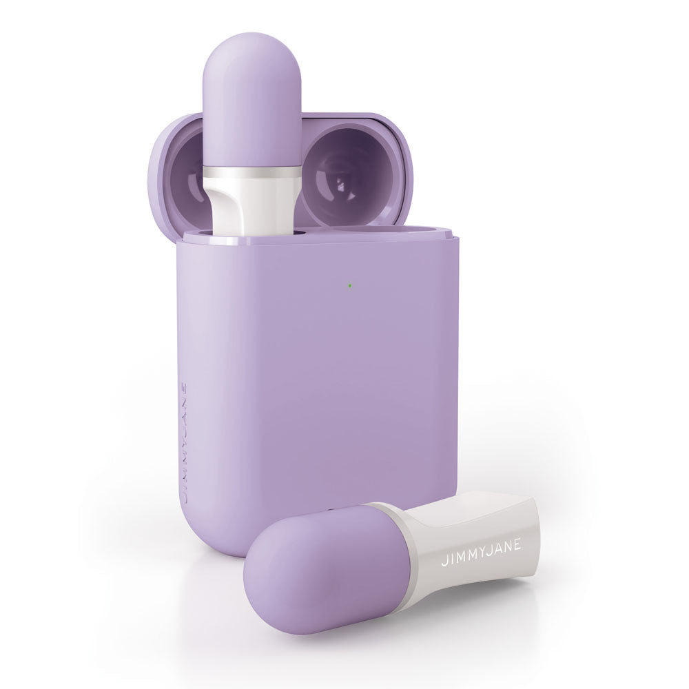 Jimmy Jane Hello Touch Pro Purple Vibrating Finger Stimulators With Charging Pod