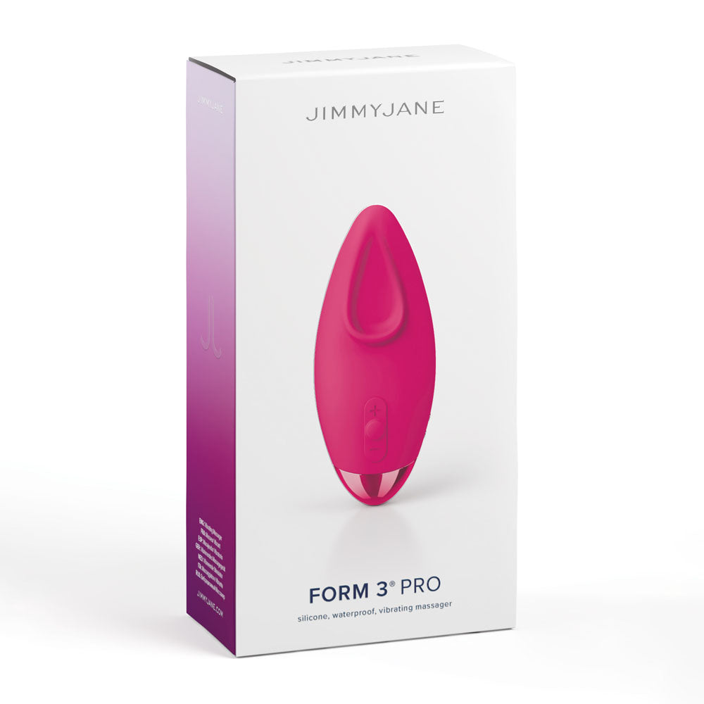 Jimmy Jane Form 3 Pro Pink Pink 10.2 Cm Usb Rechargeable Handheld Stimulator