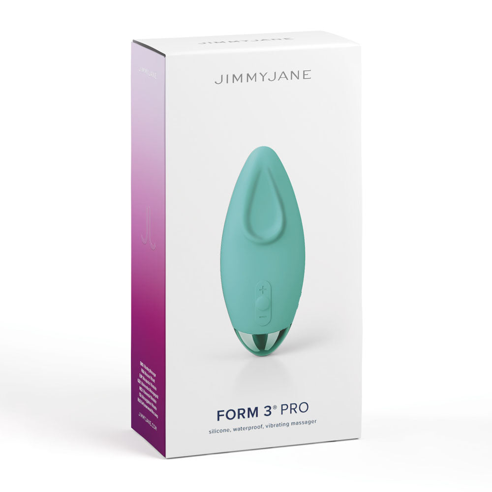 Jimmy Jane Form 3 Pro Teal Teal 10.2 Cm Usb Rechargeable Handheld Stimulator