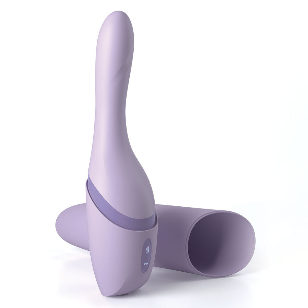 Jimmy Jane Hello Bang Purple 27 Cm Usb Rechargeable Warming & Thrusting Vibrator