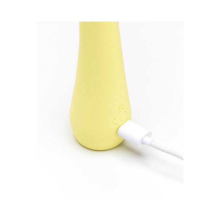 Adam & Eve Groovy Glow Ups Bendie Yellow 18.4 Cm Usb Rechargeable G Spot Vibrator