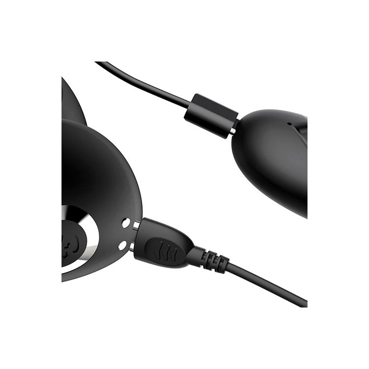 Adam & Eve The Great Expander Black 14 Cm Usb Rechargeable Thrusting & Expanding Prostate Massager With Wireless Remote
