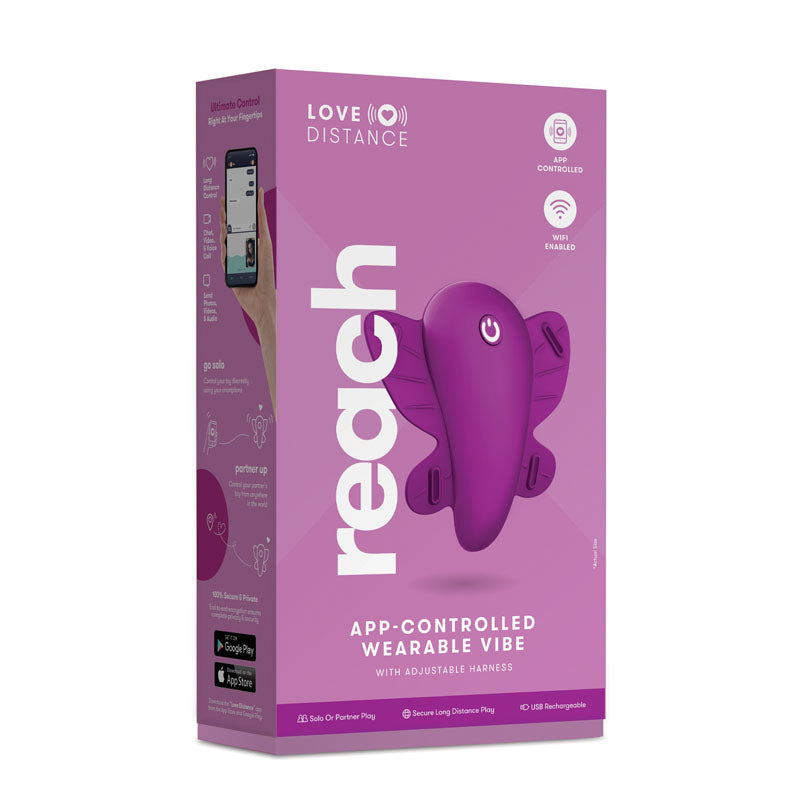 Love Distance Reach Rose Rechargeable Strap On Stimulator With App Control