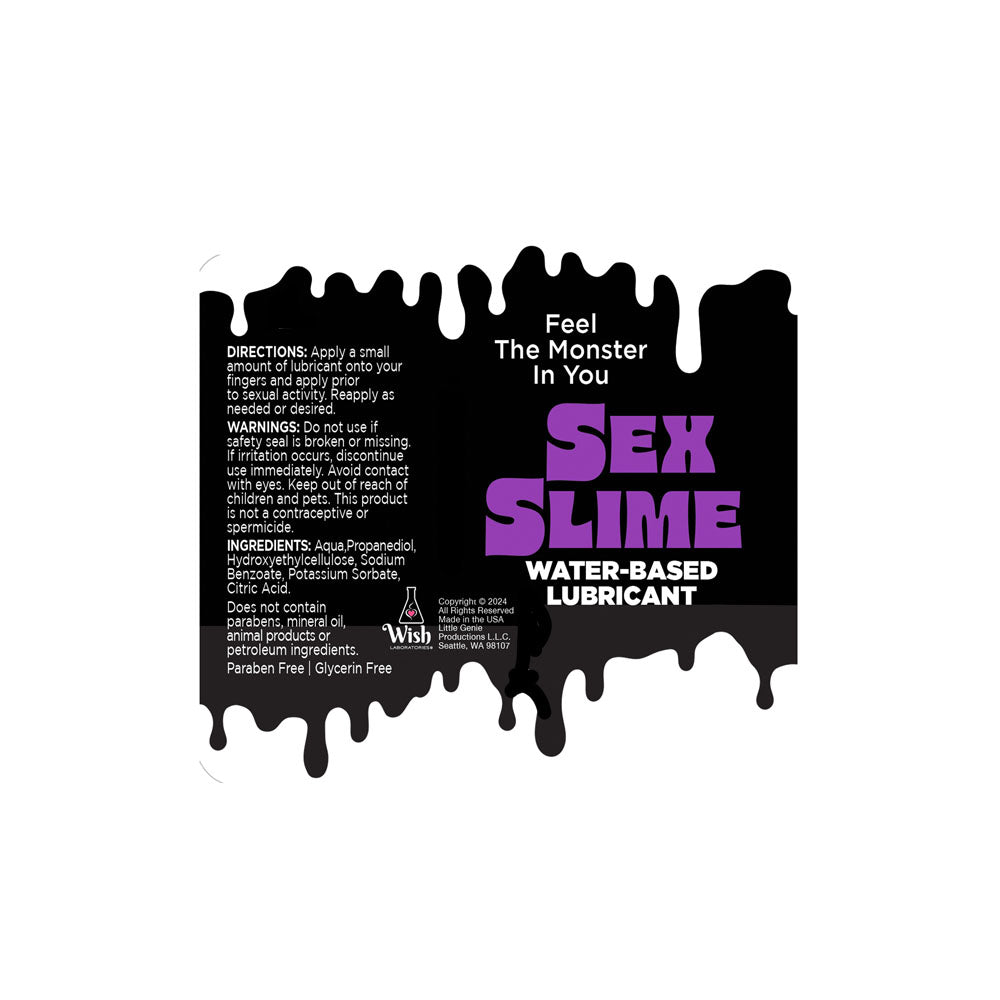Sex Slime Purple Purple Water Based Lubricant 120 Ml Bottle