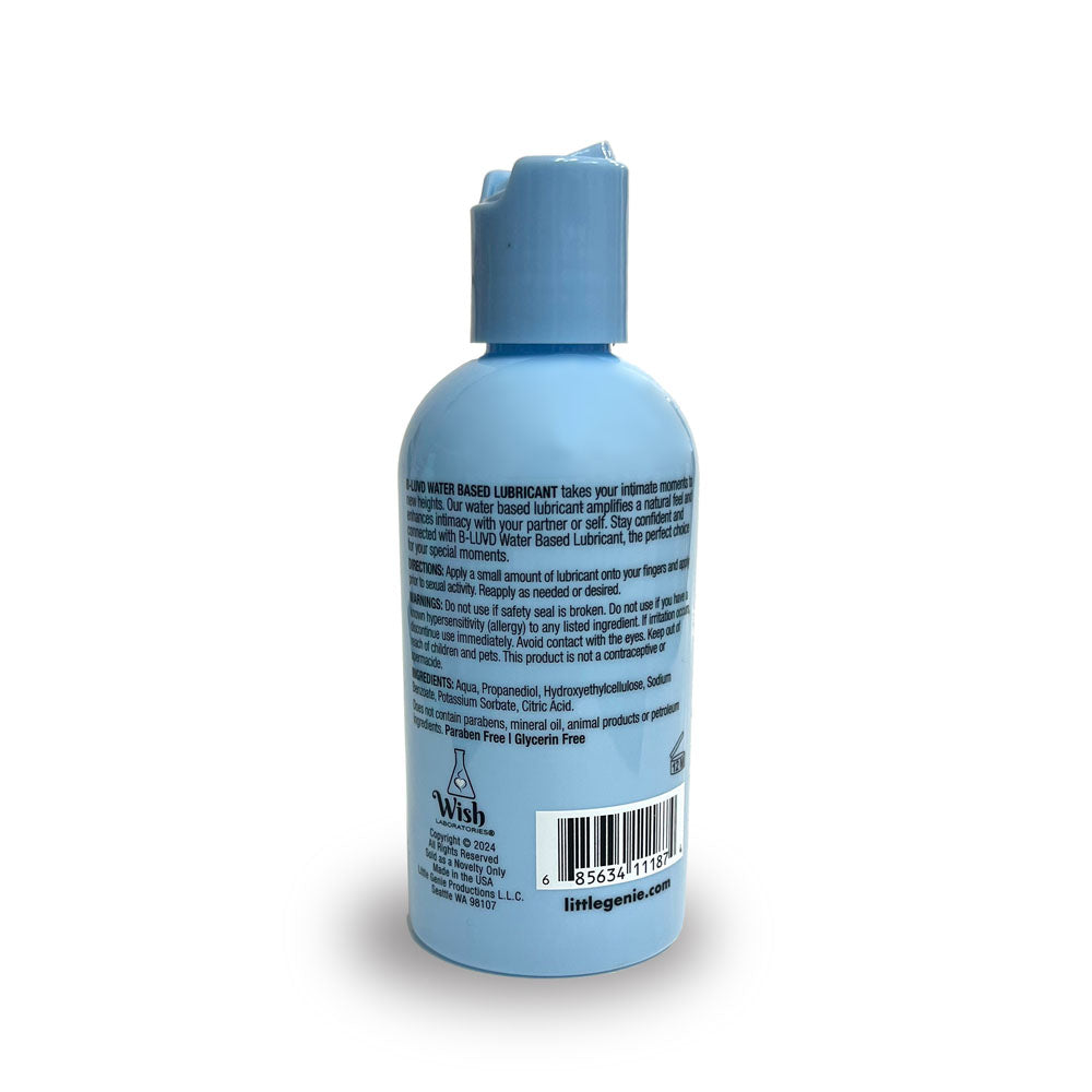 B Luvd Water Based Lubricant Water Based Lubricant 118 Ml Bottle