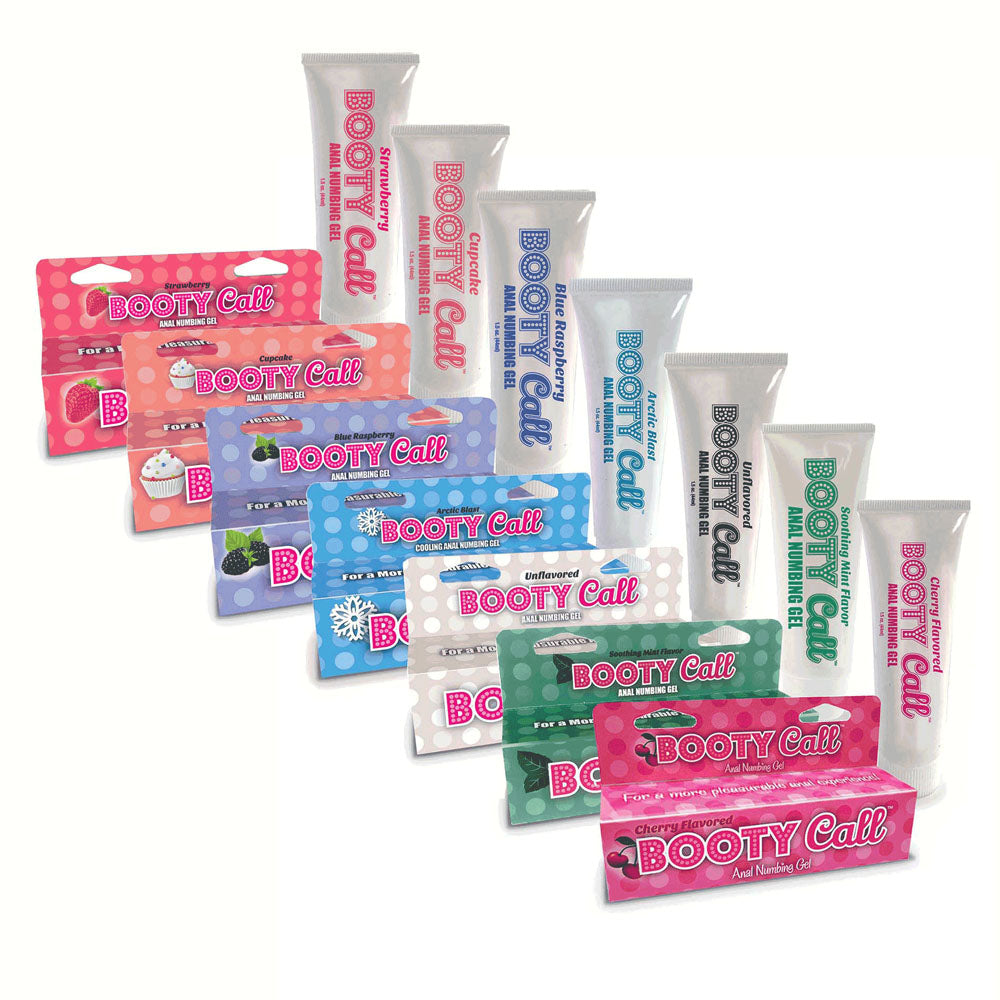 Booty Call Anal Numbing Gel Cupcake Flavoured Anal Numbing Gel 44 Ml (1.5 Oz) Tube