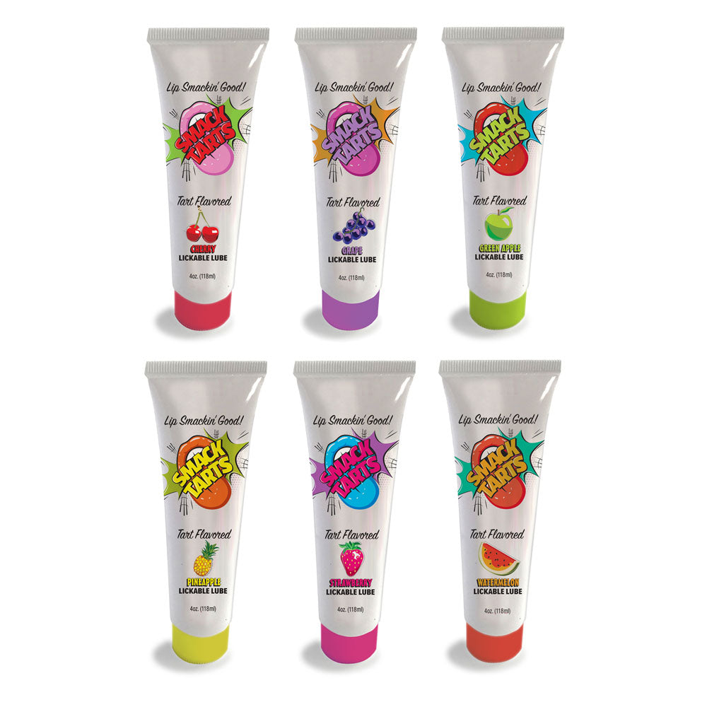 Smack Tarts Sour Strawberry Sour Strawberry Flavoured Lubricant 120 Ml Tube