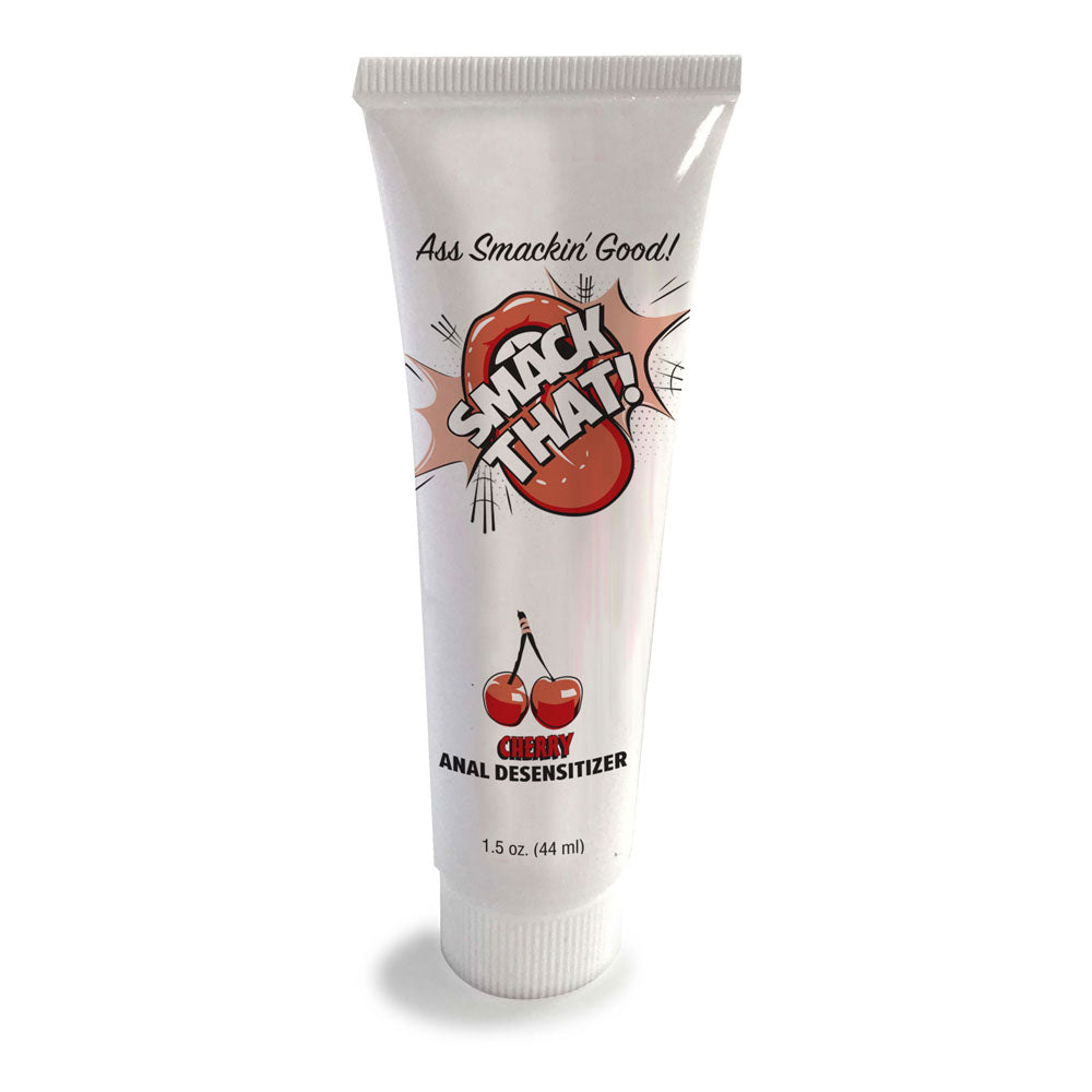 Smack That! Anal Desensitiser Cherry Cherry Flavoured Anal Desensitiser 44 Ml Tube