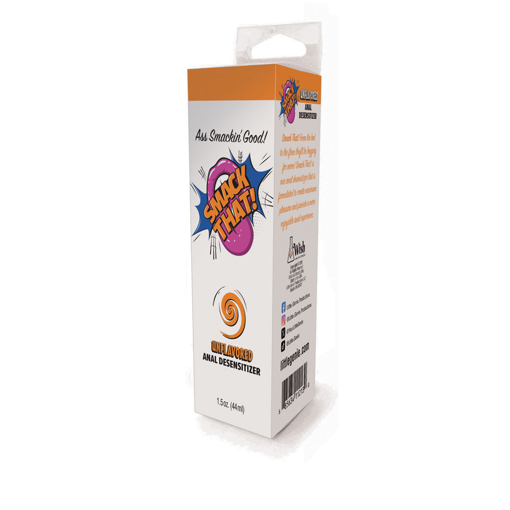 Smack That! Anal Desensitiser Unflavoured Unflavoured Anal Desensitiser 44 Ml Tube