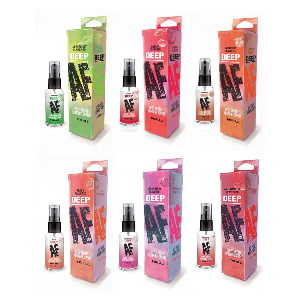 Deep Af Strawberry Strawberry Flavoured Deep Throat Spray 29 Ml