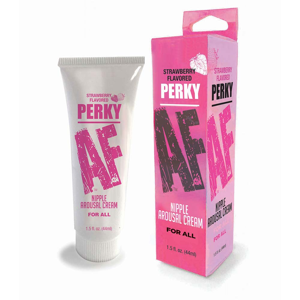 Perky Af Strawberry Flavoured Nipple Arousal Cream 44 Ml Tube