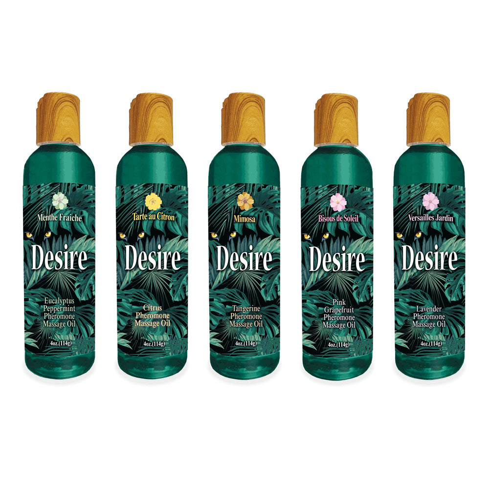 Desire Pheromone Massage Oil Citrus Scented Pheromone Massage Oil 118 Ml