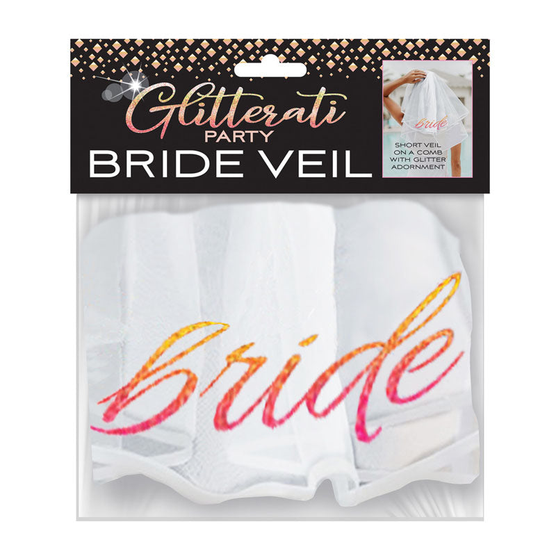 Glitterati Bride Veil Hens Party Novelty Veil