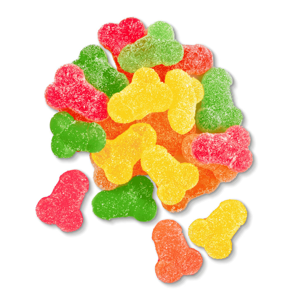 Suck A Bag Of Gummy Dicks! Gummy Pecker Lollies 64 Grams
