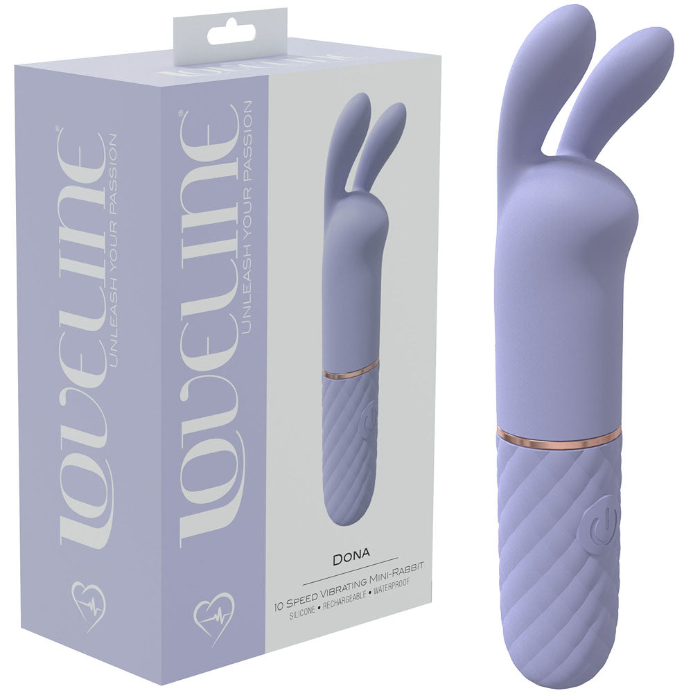 Loveline Dona Purple Lavender 11 Cm Usb Rechargeable Mini Vibrator