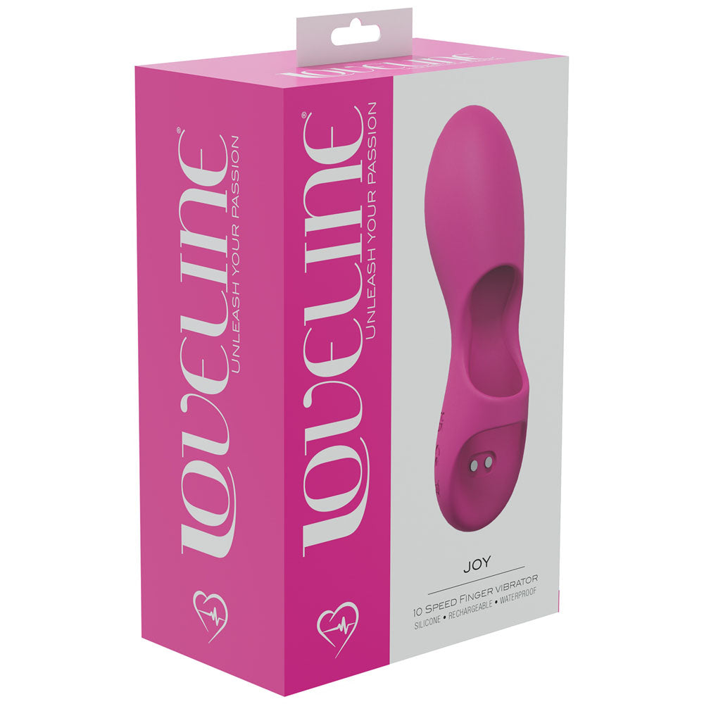 Loveline Joy Pink Pink Usb Rechargeable Finger Stimulator
