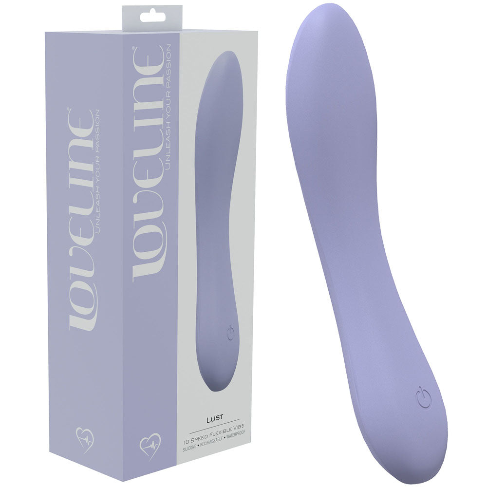 Loveline Lust Lavender Lavender 17 Cm Usb Rechargeable Vibrator
