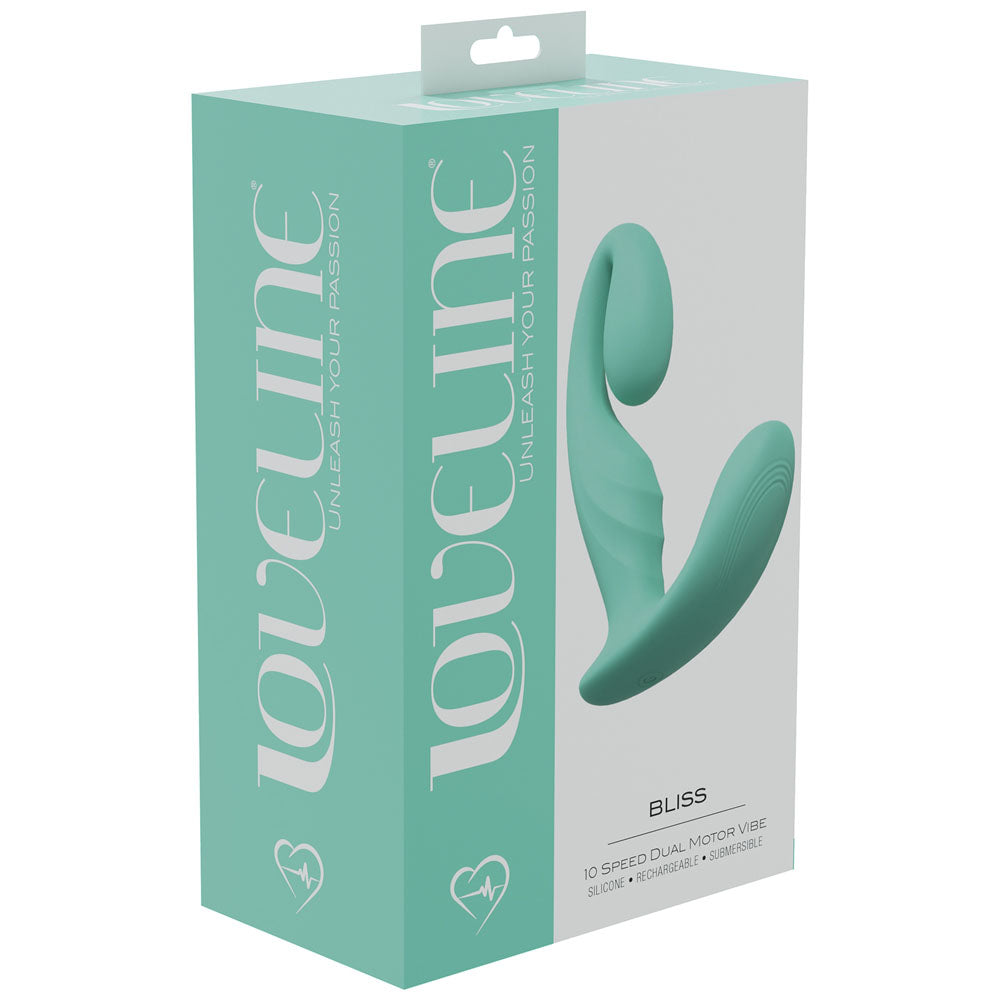 Loveline Bliss Green Green 11.5 Cm Usb Rechargeable Vibrator