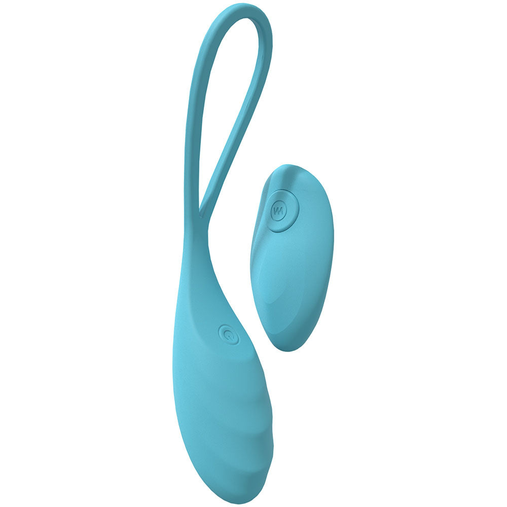 Loveline Passion Blue Blue Usb Rechargeable Vibrating Egg With Wireless Remote