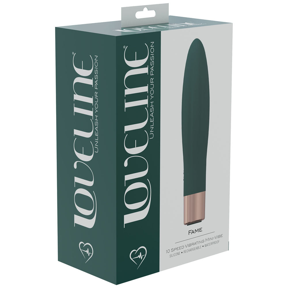 Loveline Fame Green Green 14.4 Cm Usb Rechargeable Vibrator