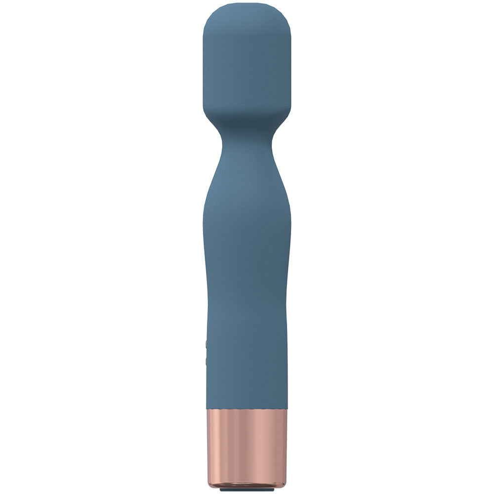 Loveline Glamour Blue Blue 14.4 Cm Usb Rechargeable Massage Wand