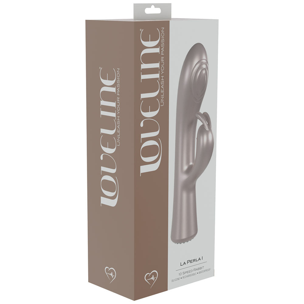Loveline La Perla I Pink Pearlescent Pink 19.2 Cm Usb Rechargeable Rabbit Vibrator