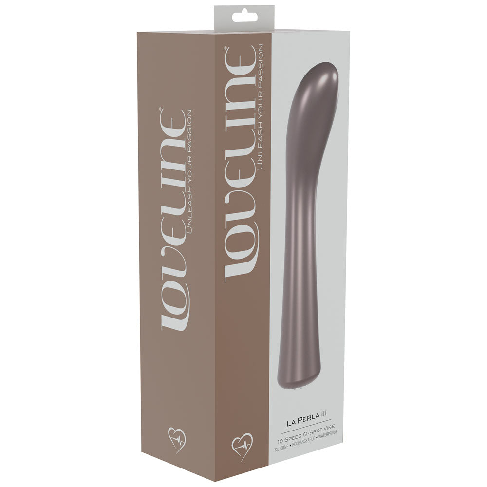Loveline La Perla Iii Pink Pearlescent Pink 19.2 Cm Usb Rechargeable Vibrator