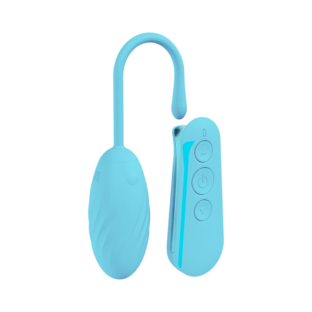 Loveline Felicite Blue Blue Usb Rechargeable Vibrating Egg With Wireless Remote