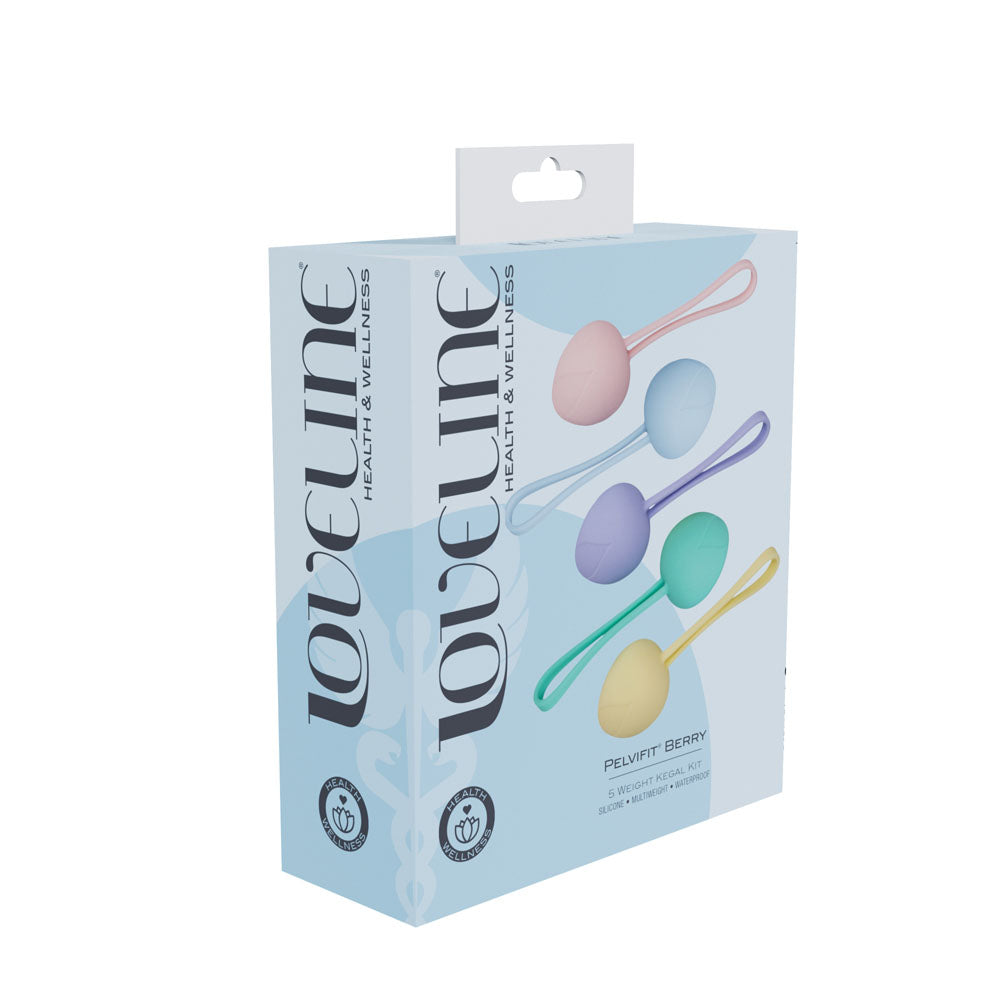 Loveline Pelvi Fit Berry Coloured Kegel Kit Set Of 5 Sizes