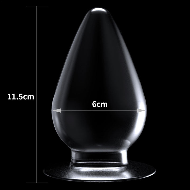 Flawless Clear Anal Plug 4.5'' Clear 11.5 Cm Butt Plug