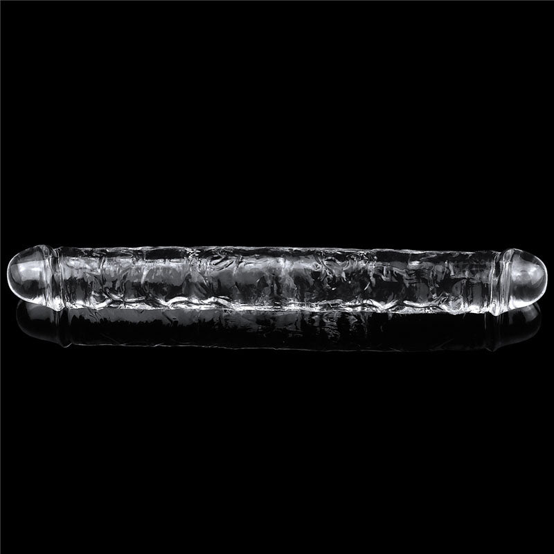 Flawless Clear Double Dildo 12'' Clear 30 Cm Double Dong