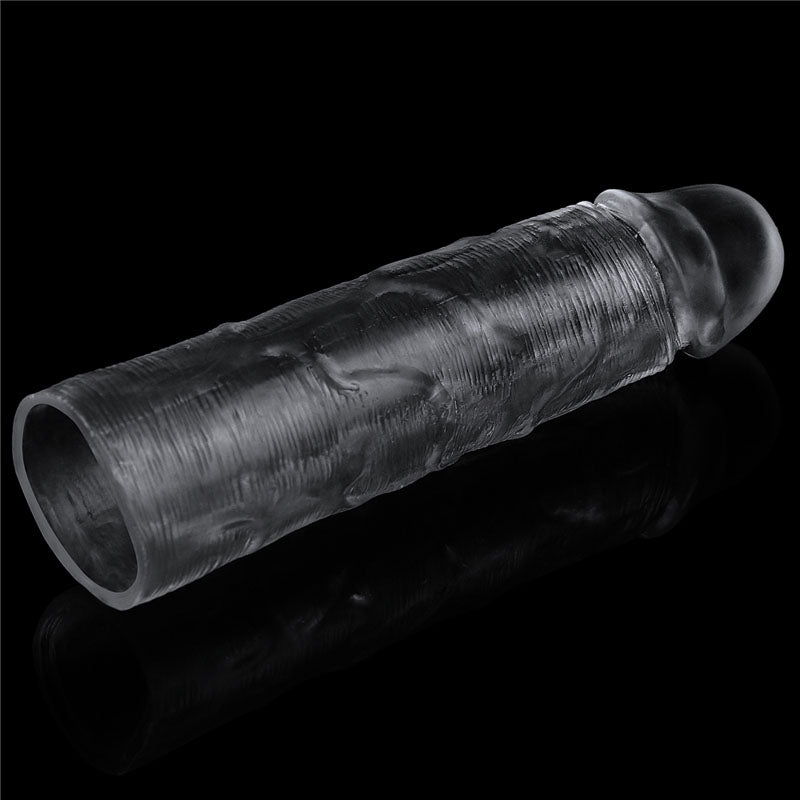 Flawless Clear Penis Sleeve 1'' Clear 2.5 Cm Penis Extender Sleeve
