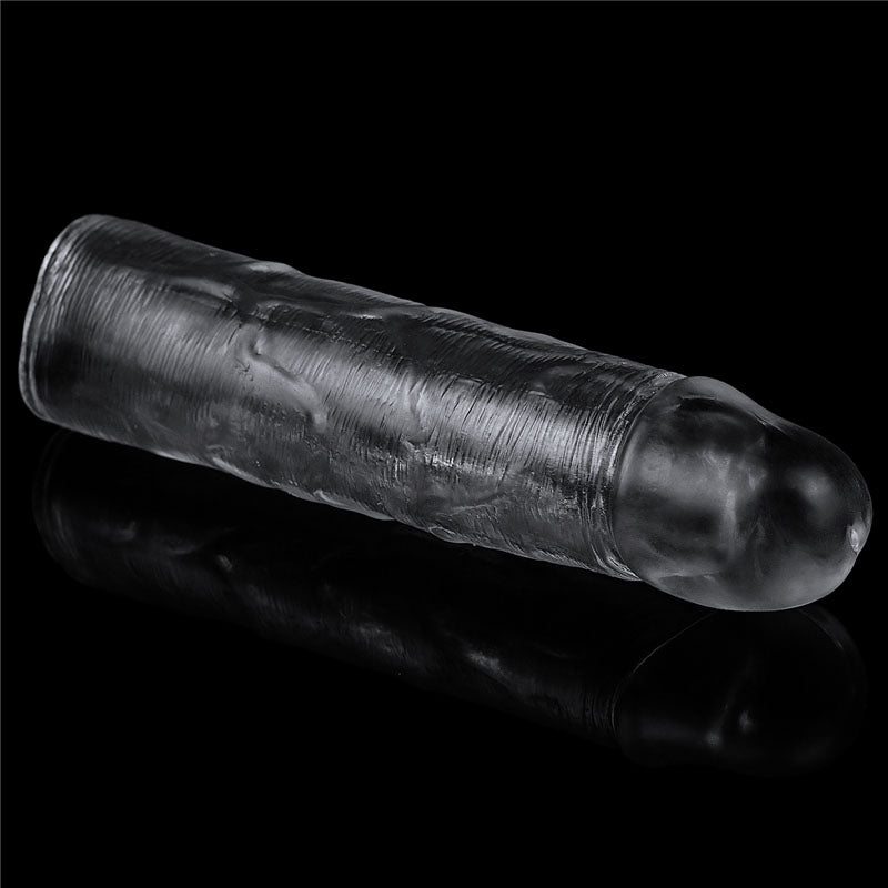 Flawless Clear Penis Sleeve 1'' Clear 2.5 Cm Penis Extender Sleeve