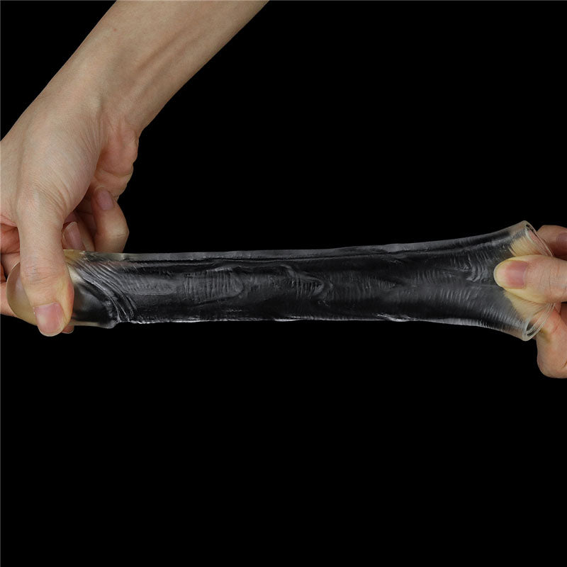 Flawless Clear Penis Sleeve 1'' Clear 2.5 Cm Penis Extender Sleeve