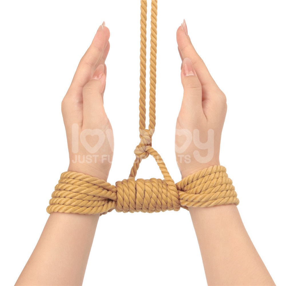 Rebellion Reign Bondage Rope Natural Natural Bondage Rope 10 Metre Length