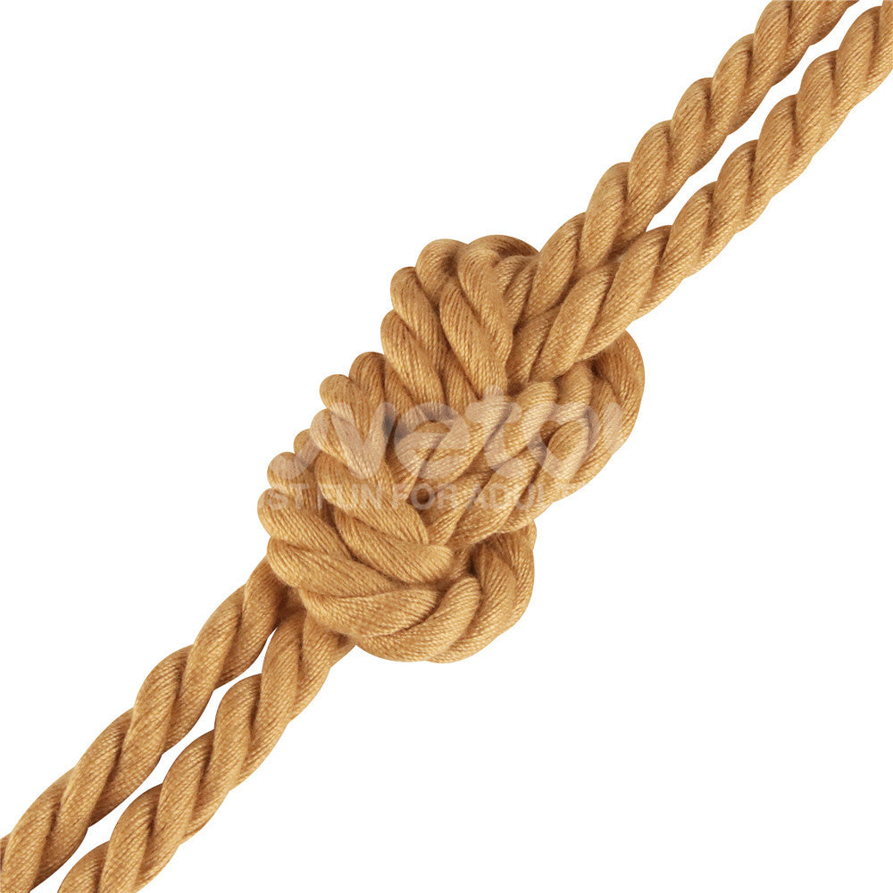 Rebellion Reign Bondage Rope Natural Natural Bondage Rope 10 Metre Length