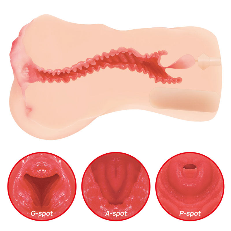 Kokos Hanna Onahole 002 Flesh Dual Layer Vagina Stroker