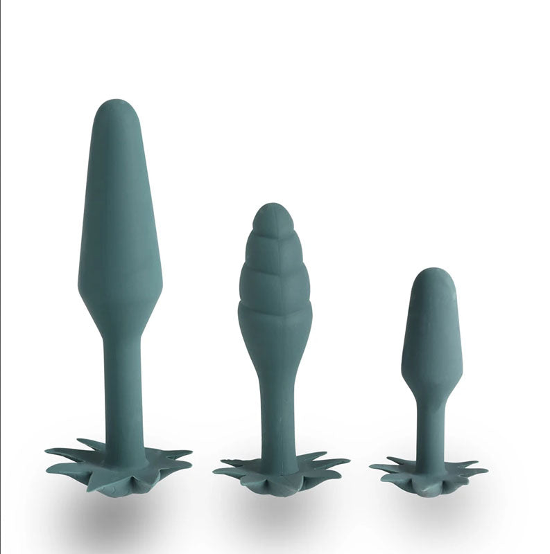 Maia Doobies Hemp Green Butt Plugs Set Of 3 Sizes