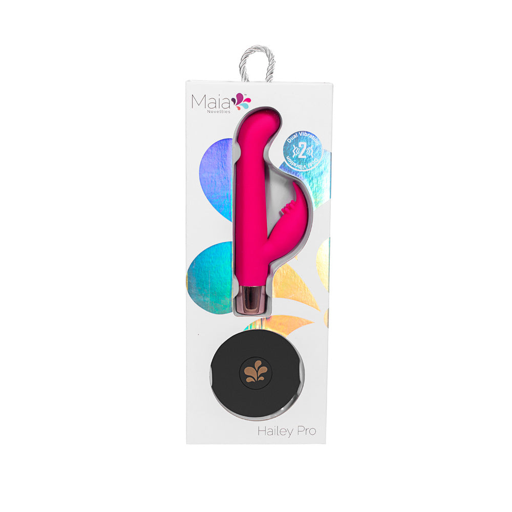 Maia Hailey Pro Pink 15.2 Cm Qi Wireless Rechargeable Rabbit Vibrator