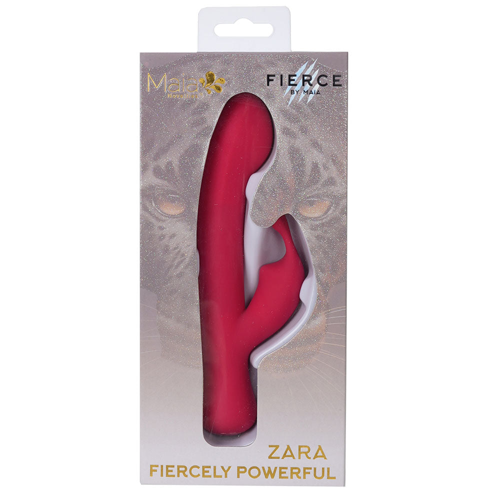 Maia Zara Red Red 17.1 Cm Usb Rechargeable Rabbit Vibrator